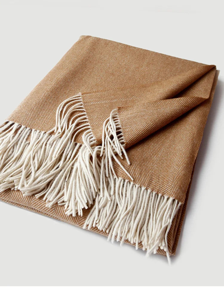 Andean Luxe Cashmere Blanket Throw