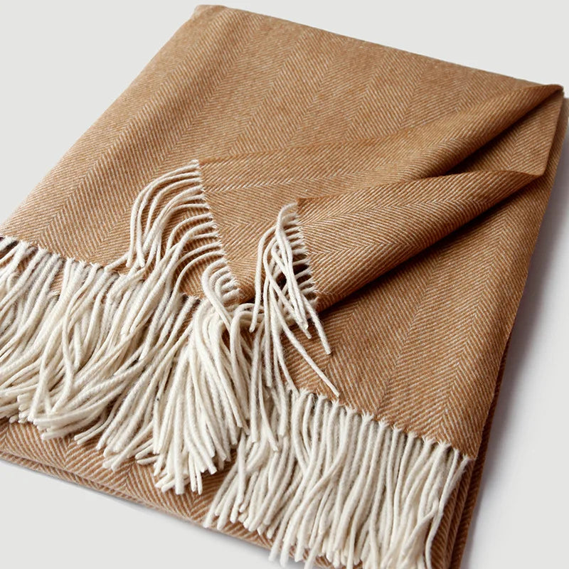 Andean Luxe Cashmere Blanket Throw