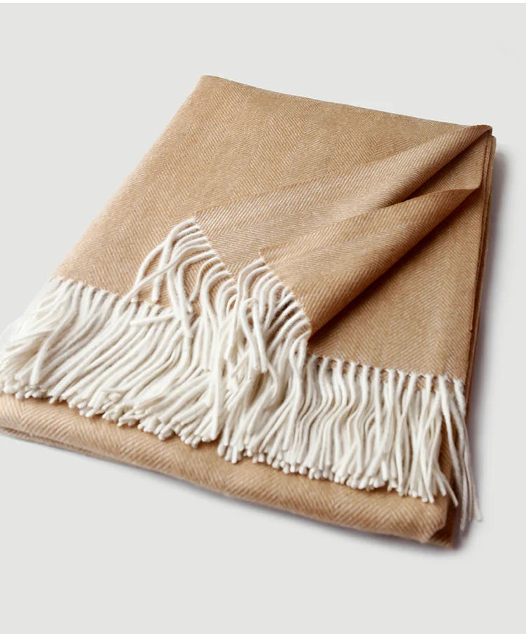 Andean Luxe Cashmere Blanket Throw