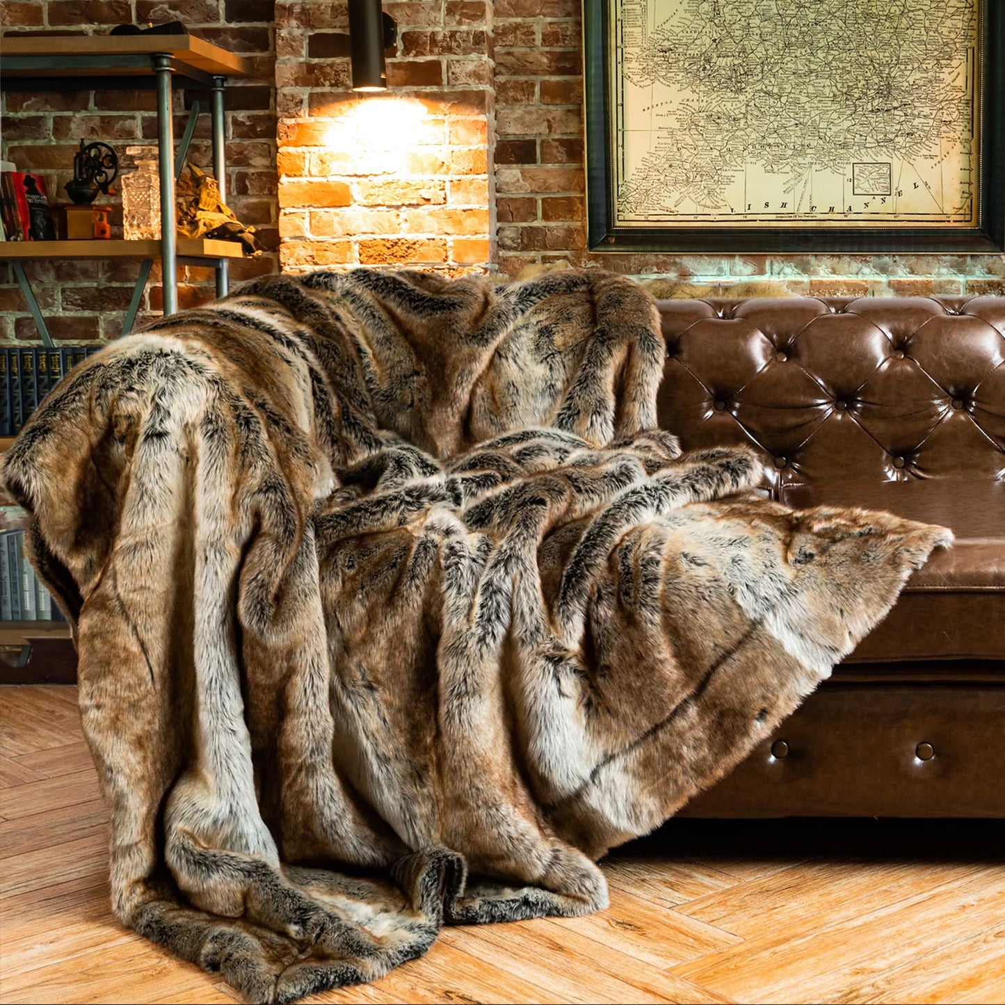 Milano Faux-Fur Blanket Throw