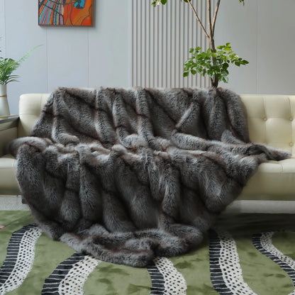 Fabian Faux-Fur Blanket Throw