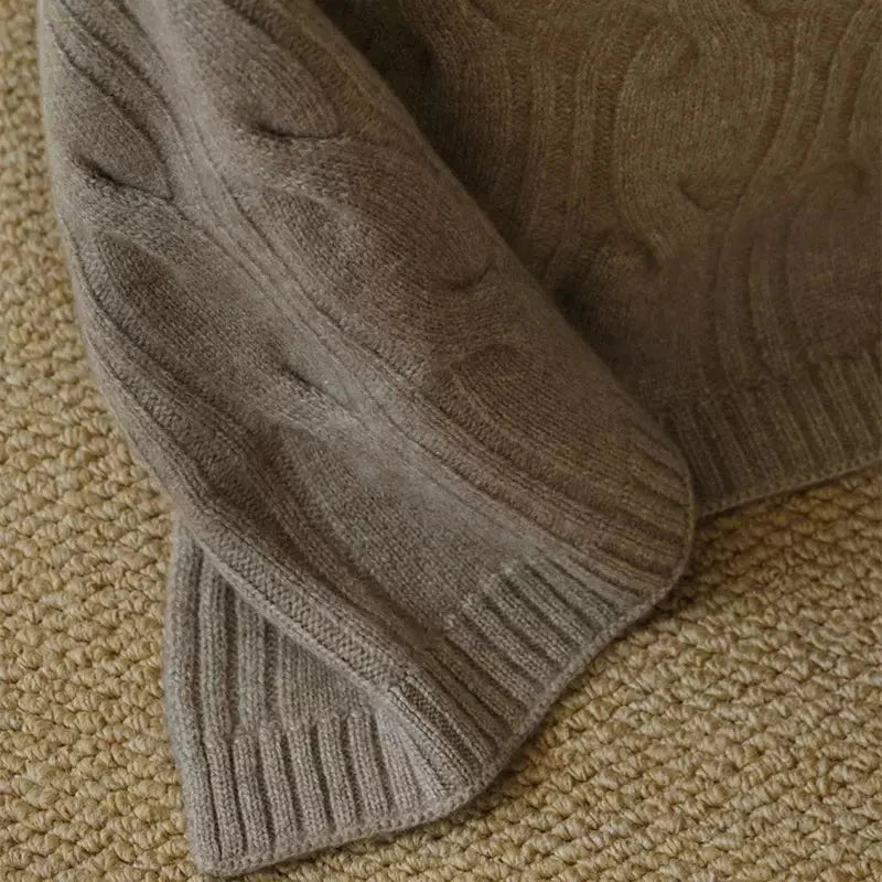 Pure Cashmere Blanket Throw