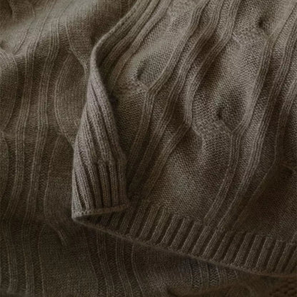 Pure Cashmere Blanket Throw